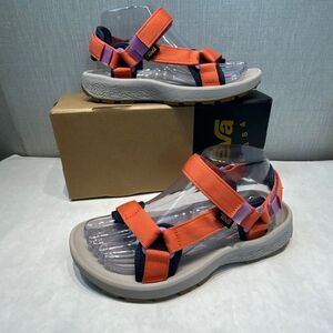 Teva Womens Hydratrek Sandals Sz 7 Adjustable Straps Rubber Sole 1150270 Orange